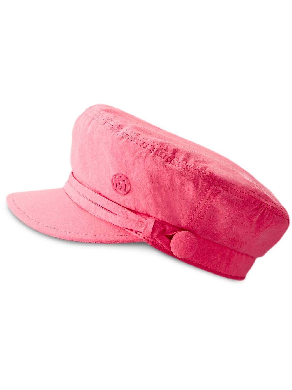 Maison Michel Flat Cap — Pink by Maison Michel