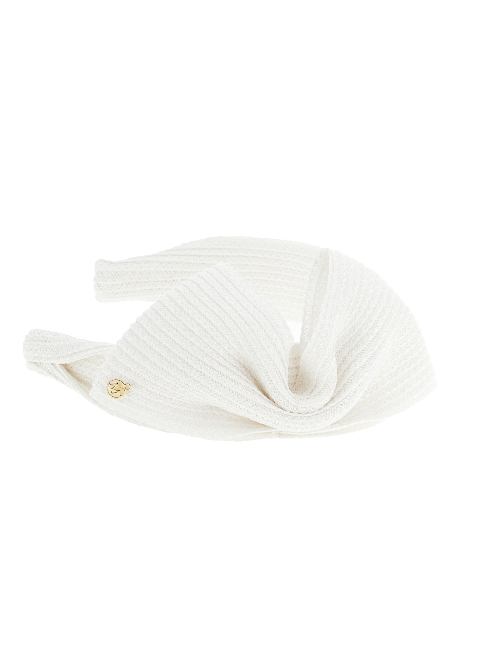 Maison Michel Headband — White, view 3