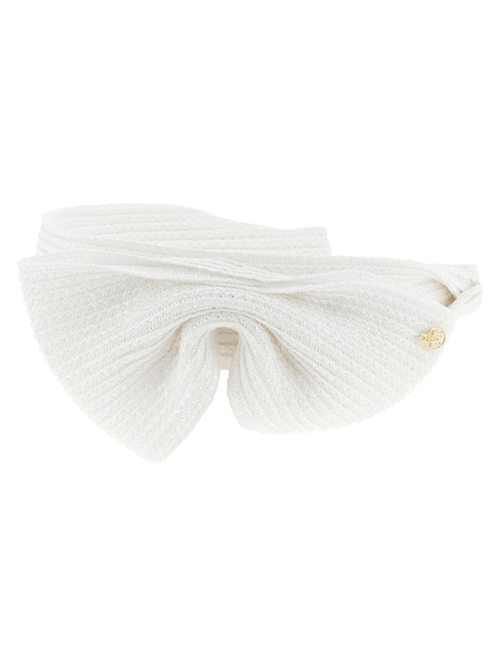 Maison Michel Beth Headband — White by Maison Michel