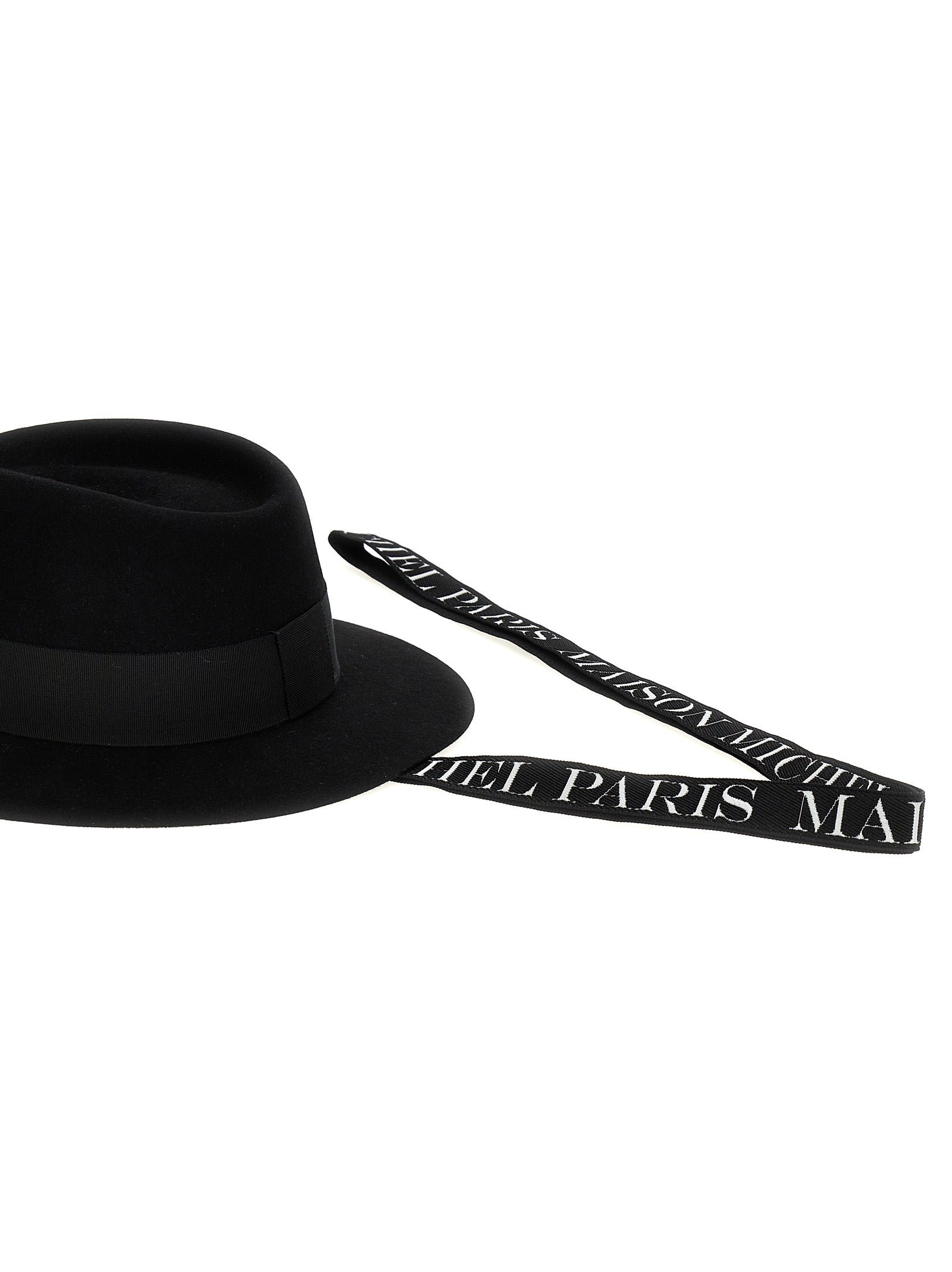Maison Michel Shoulder Strap — Black, view 3