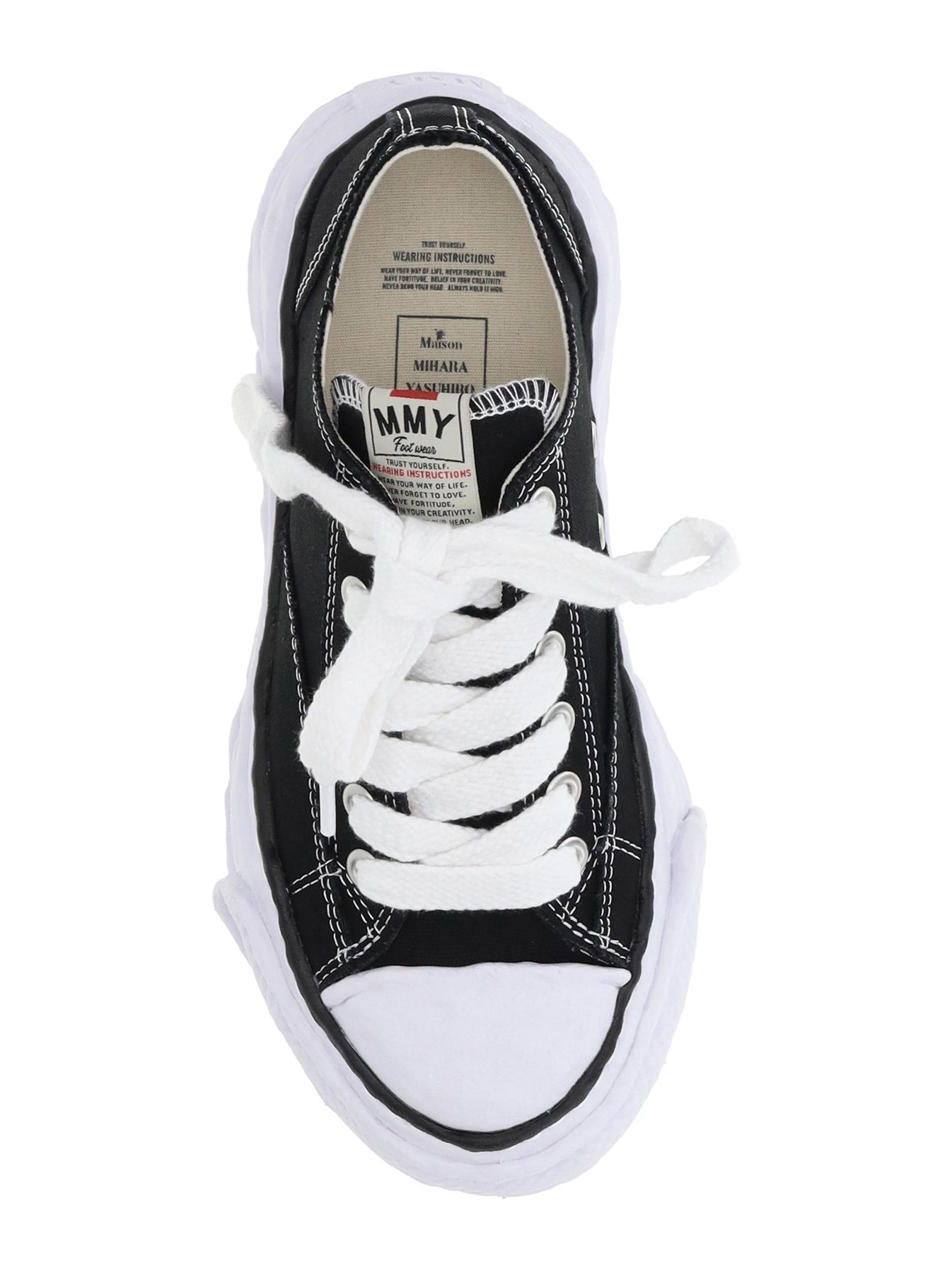 Maison Mihara Yasuhiro Peterson Sneakers — Black, view 4