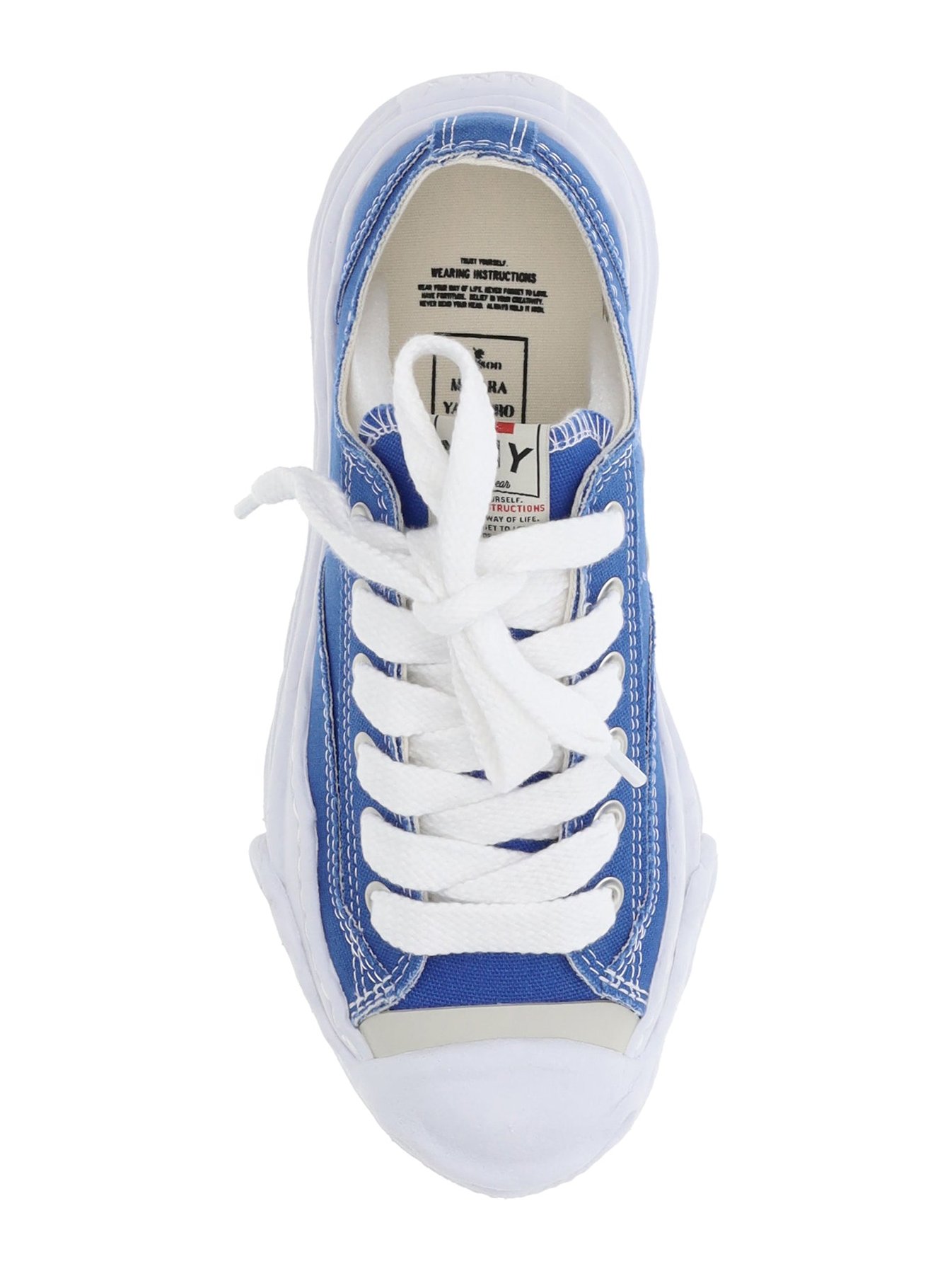 Maison Mihara Yasuhiro Hank OG Sneakers — Blue, view 4