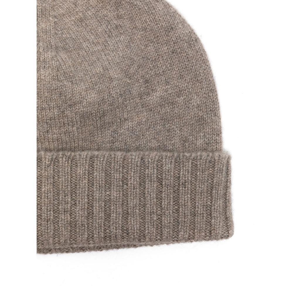 Malo XTT005 Cashmere Knit Beanie — Gray, view 2