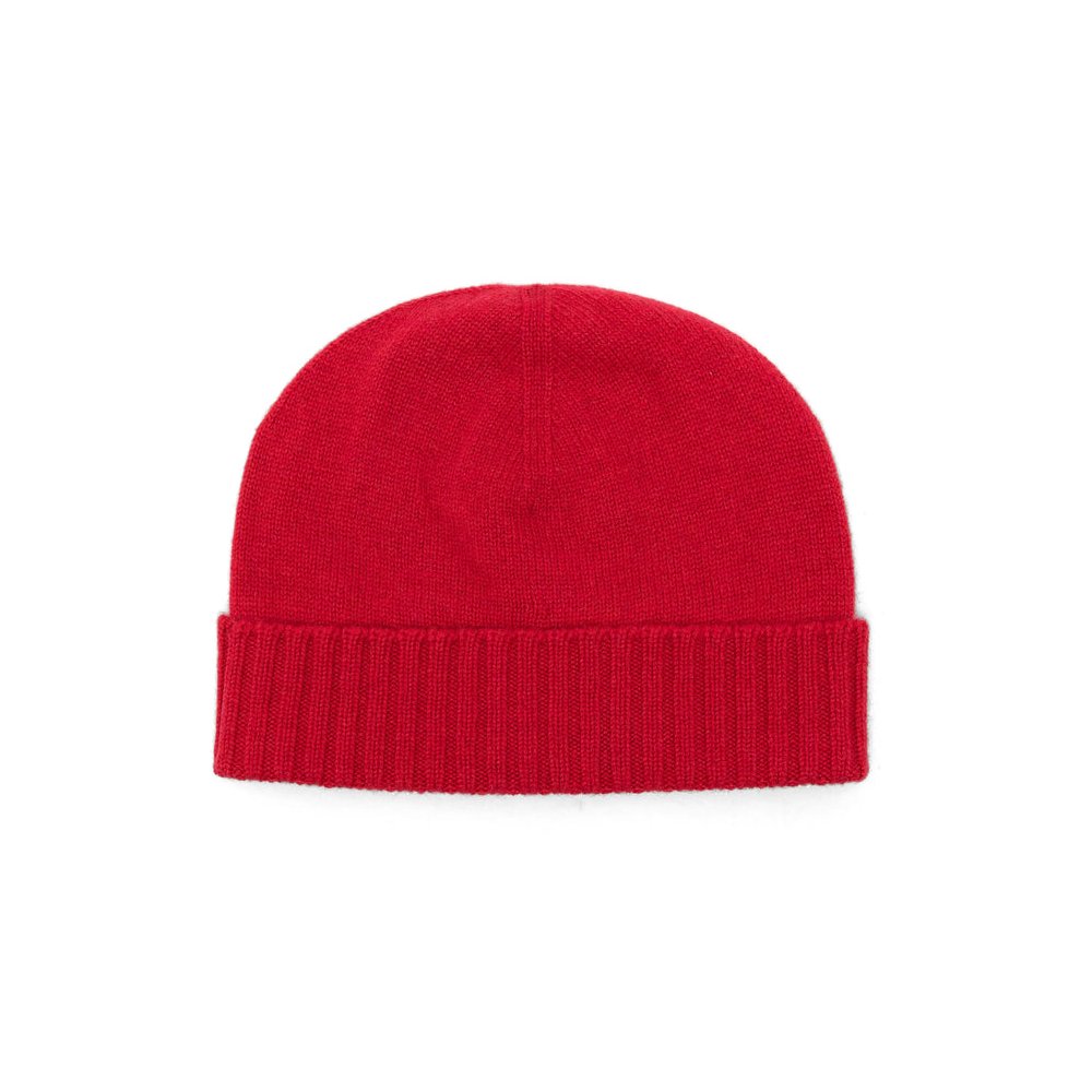 Malo XTT005 Cashmere Knit Beanie — Red by Malo