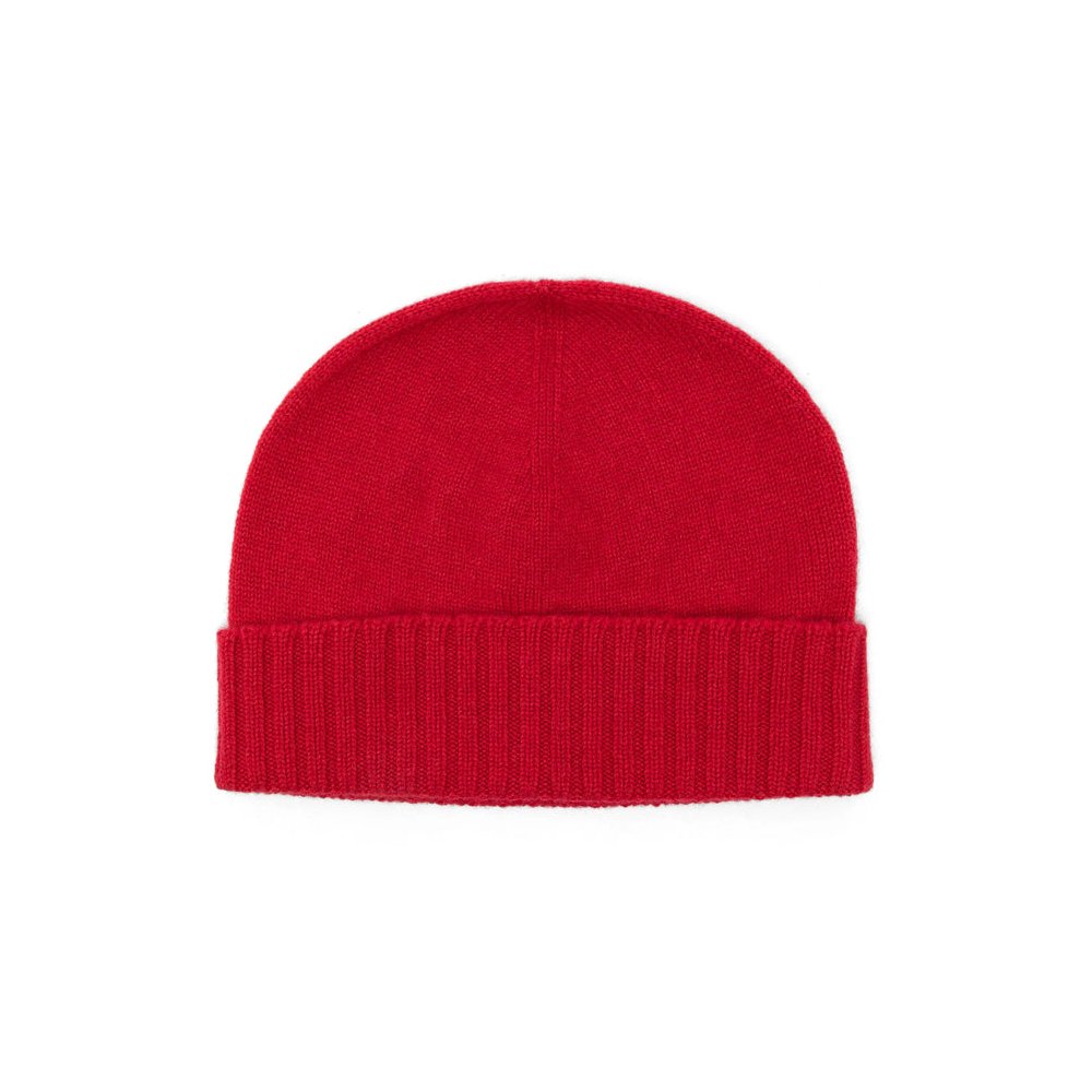 Malo XTT005 Cashmere Knit Beanie — Red, view 3