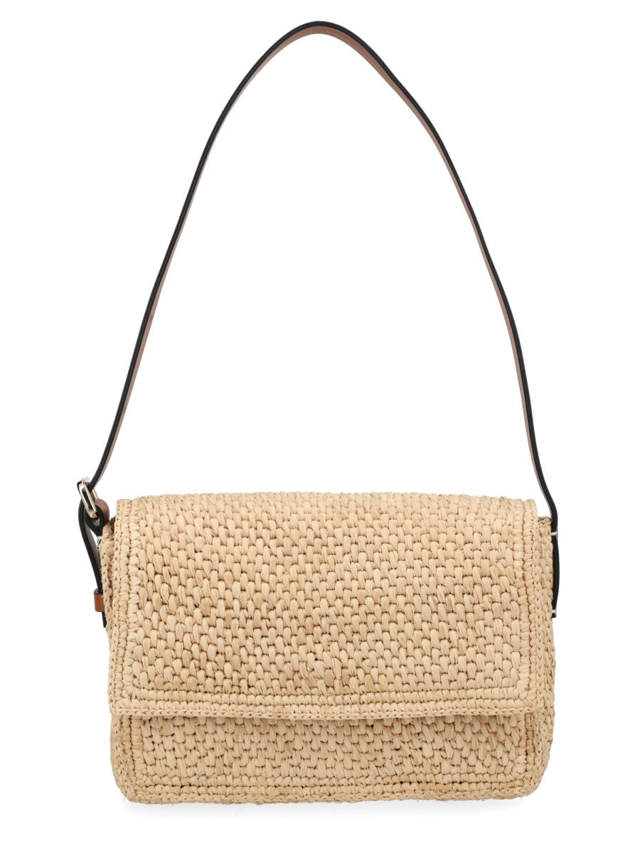 Manebi Paloma Shoulder Bag — Beige, view 2