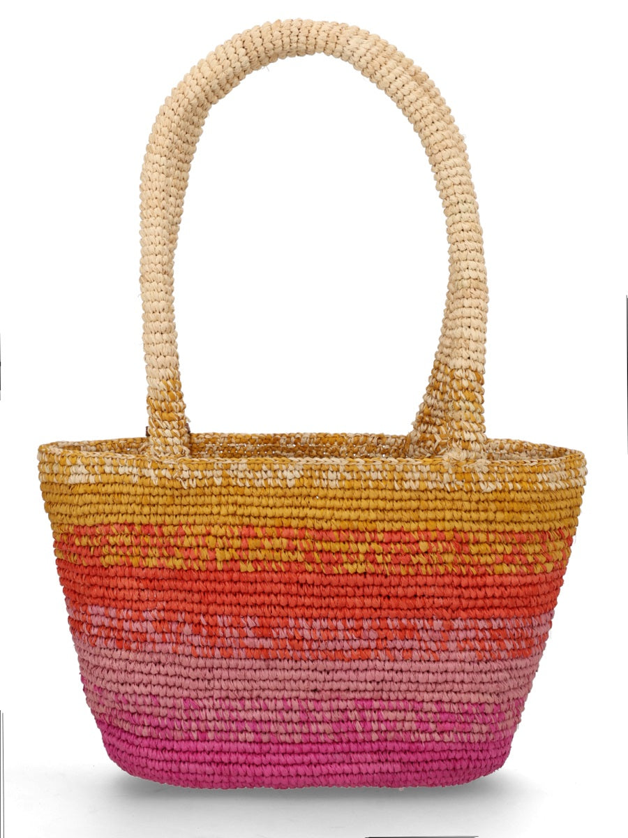 Manebi Panier Shoulder Bag — Multicolor, view 3