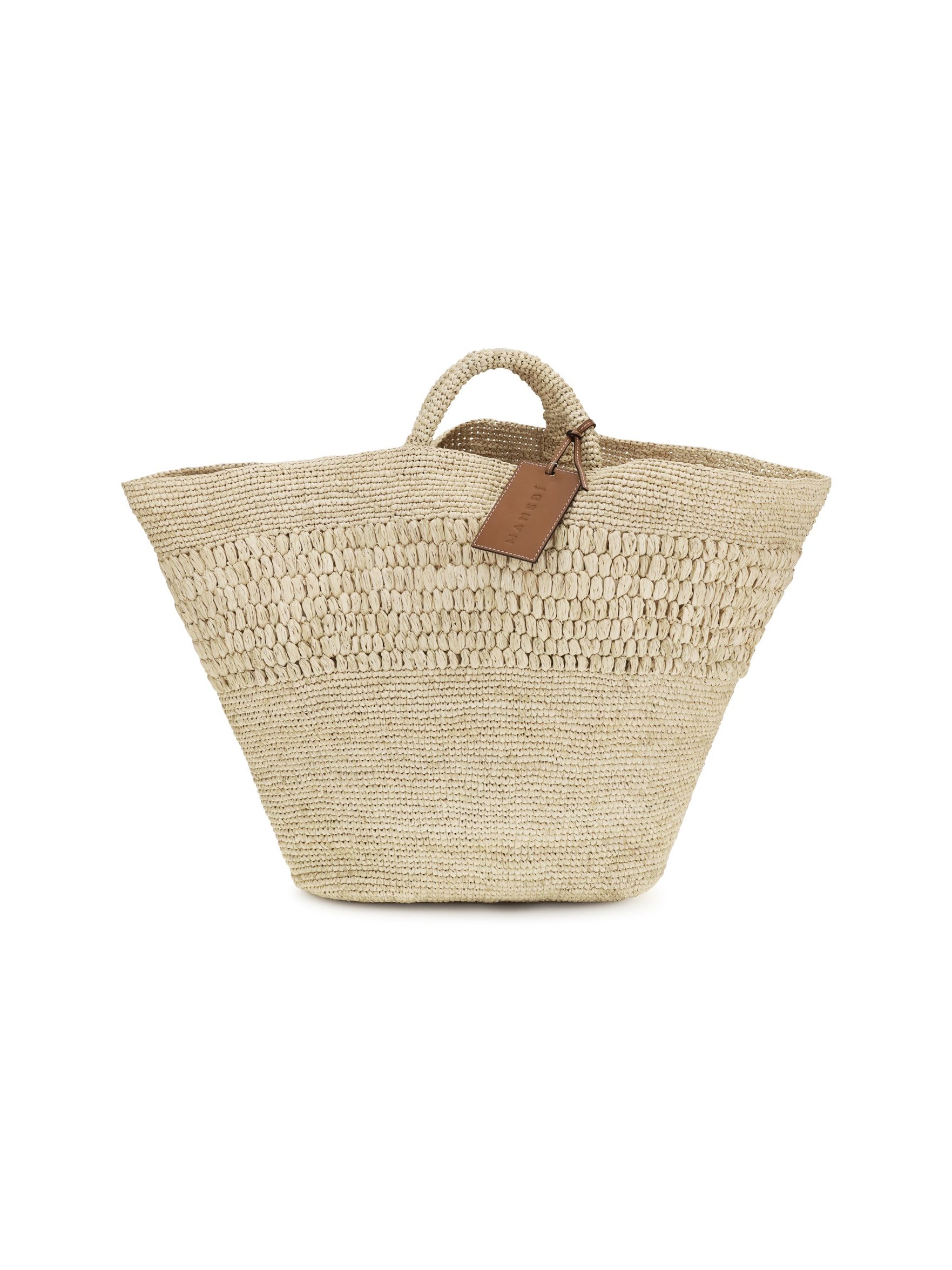 Manebi Fiji Tote Bag — Beige by Manebi