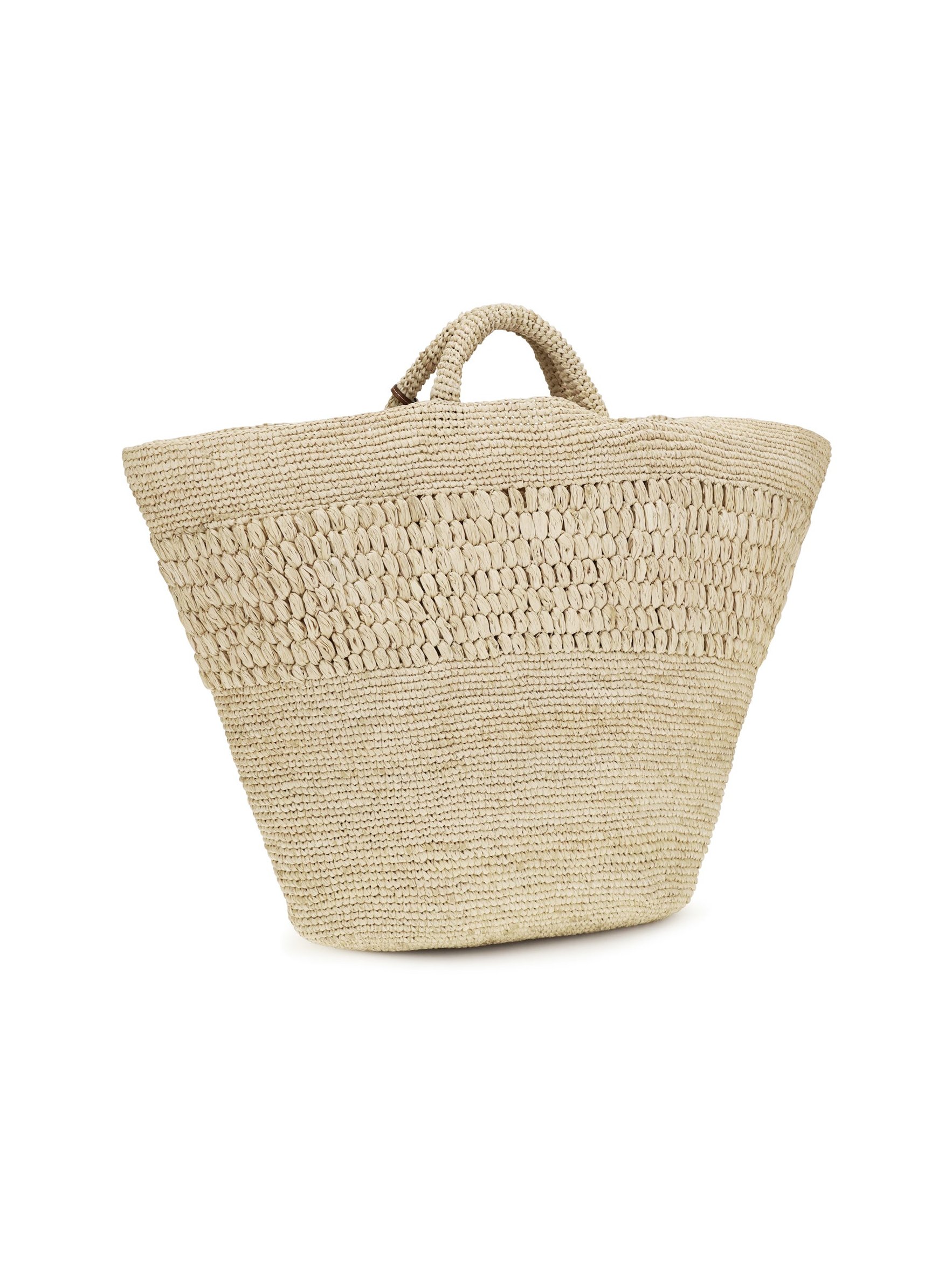 Manebi Fiji Tote Bag — Beige, view 3