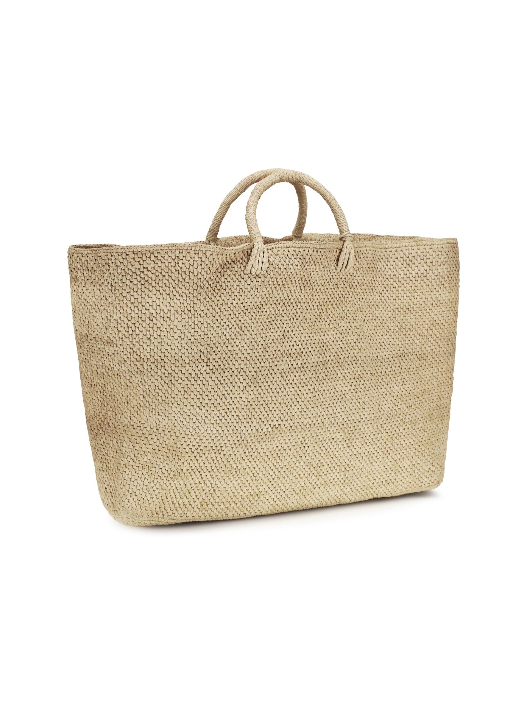 Manebi Saona Maxi Tote Bag — Beige, view 3