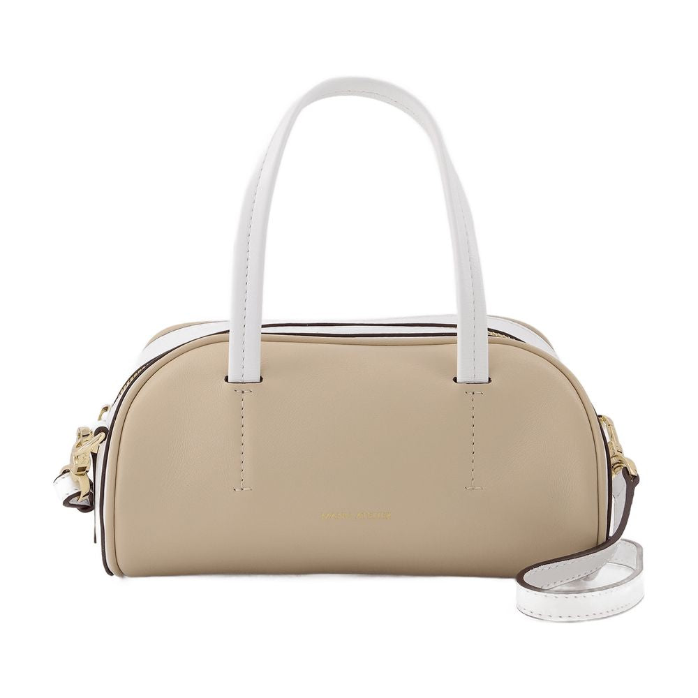 Manu Atelier Hourglass Shoulder Bag — Beige by Manu Atelier