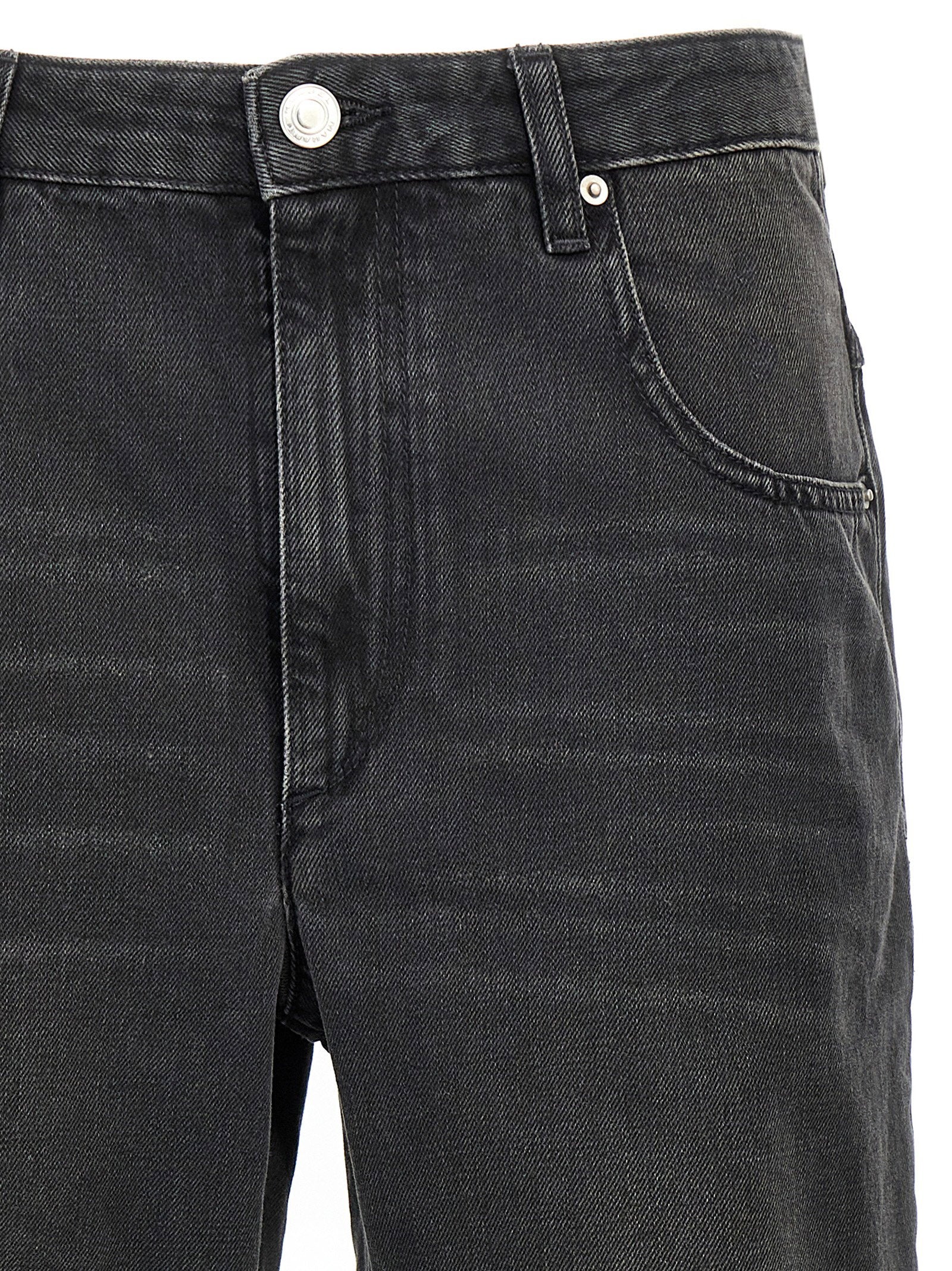 Marant Etoile Janet Jeans — Black, view 3