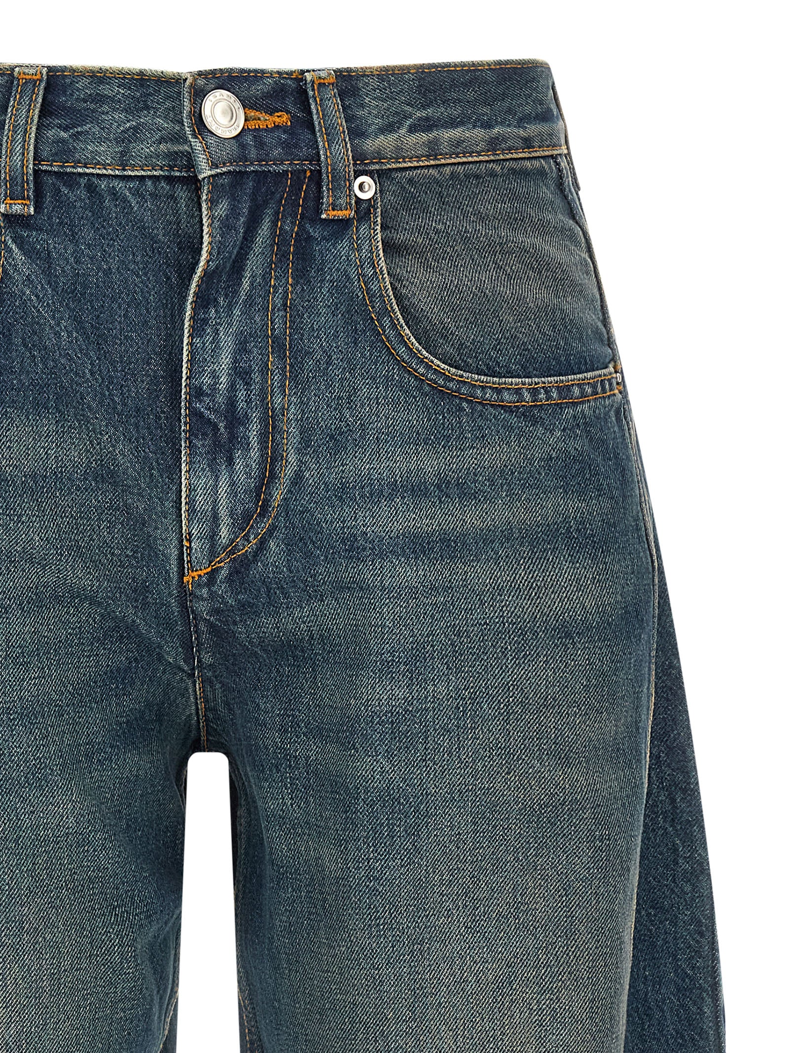 Marant Etoile Oriane-GZ Jeans — Blue, view 3