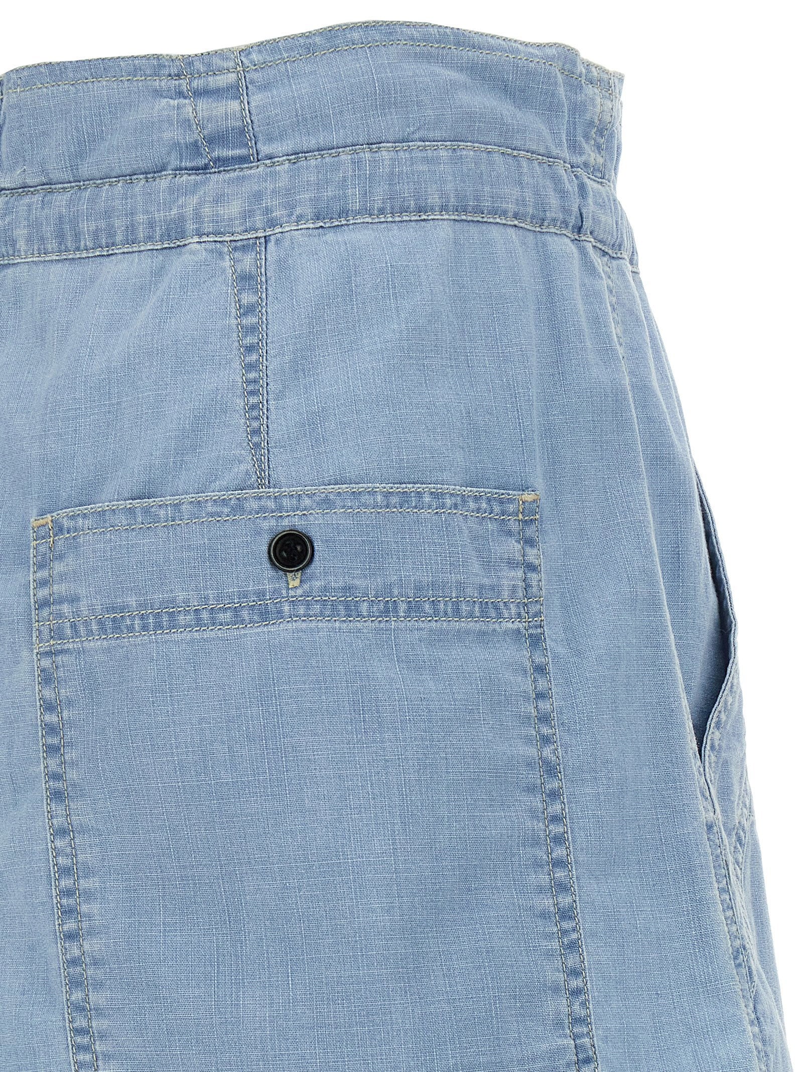Marant Etoile Valdina Shorts — Light Blue, view 4