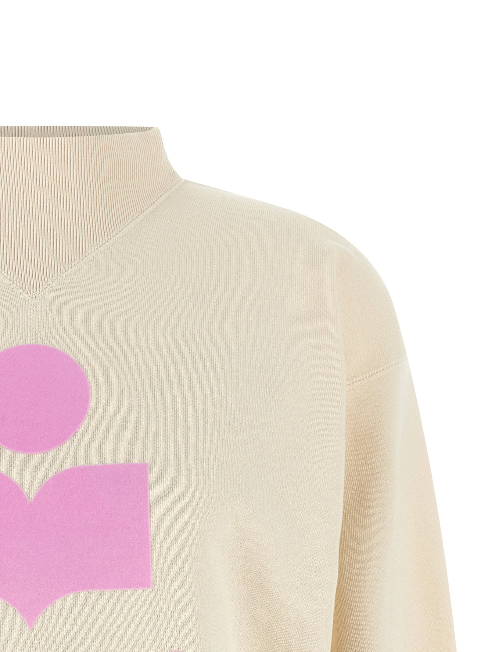Marant Etoile Mobyli Sweatshirt — Cream, view 3