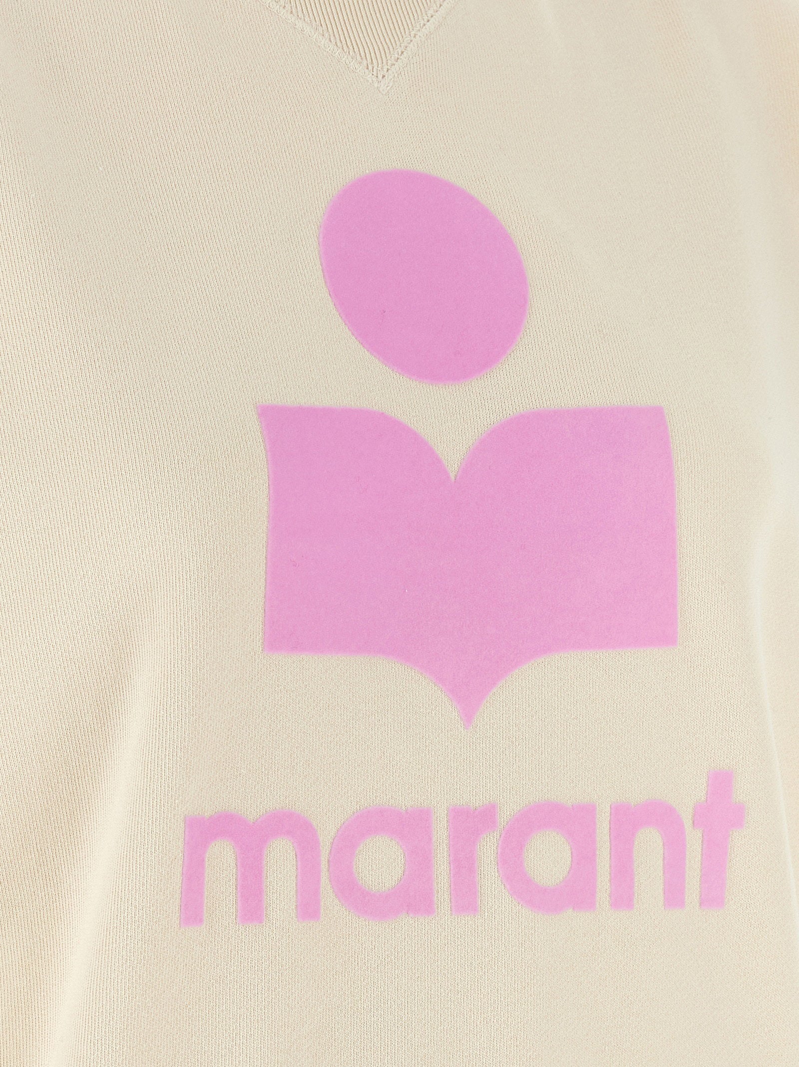 Marant Etoile Mobyli Sweatshirt — Cream, view 4