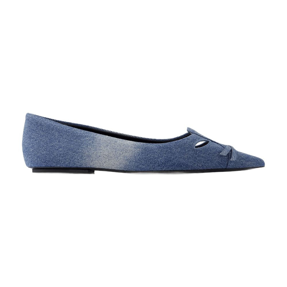 Marc Jacobs Cotton Ballerina Flat — Blue, view 2