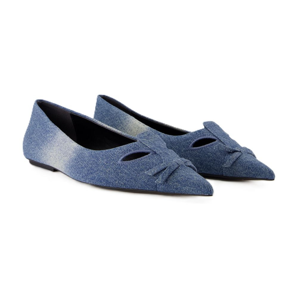Marc Jacobs Cotton Ballerina Flat — Blue, view 3