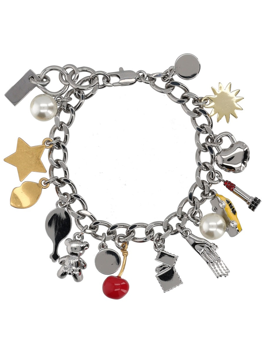 Marc Jacobs Trinket Charm Bracelet — Silver, view 2