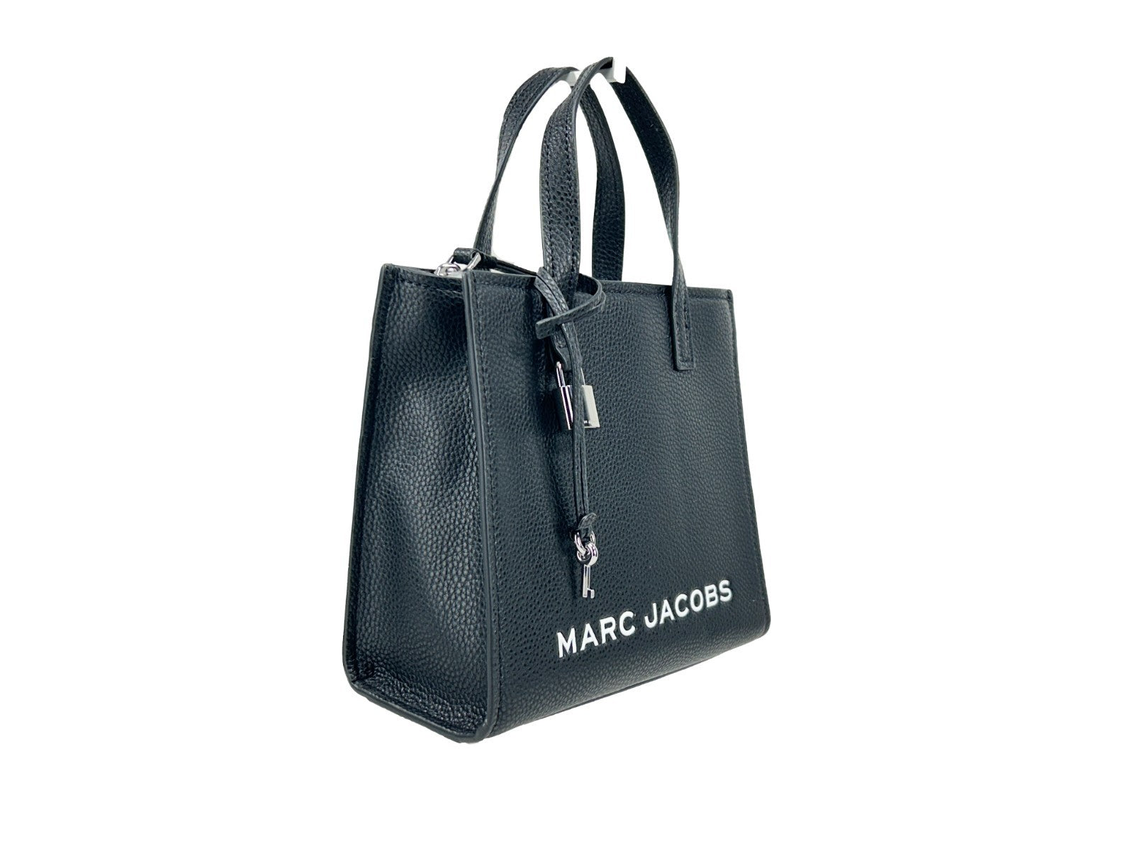 Marc Jacobs Pebbled Leather Crossbody Bag — Black, view 3