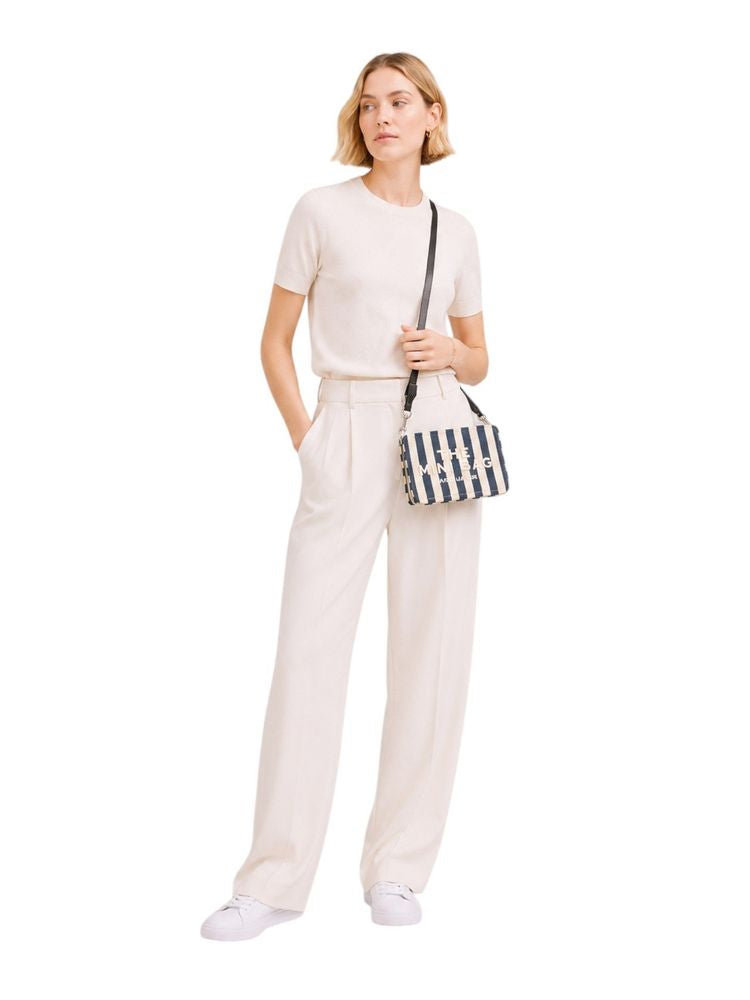 Marc Jacobs Striped Fabric Crossbody Bag — Blue by Marc Jacobs