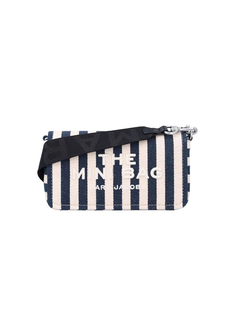 Marc Jacobs Striped Fabric Crossbody Bag — Blue, view 4