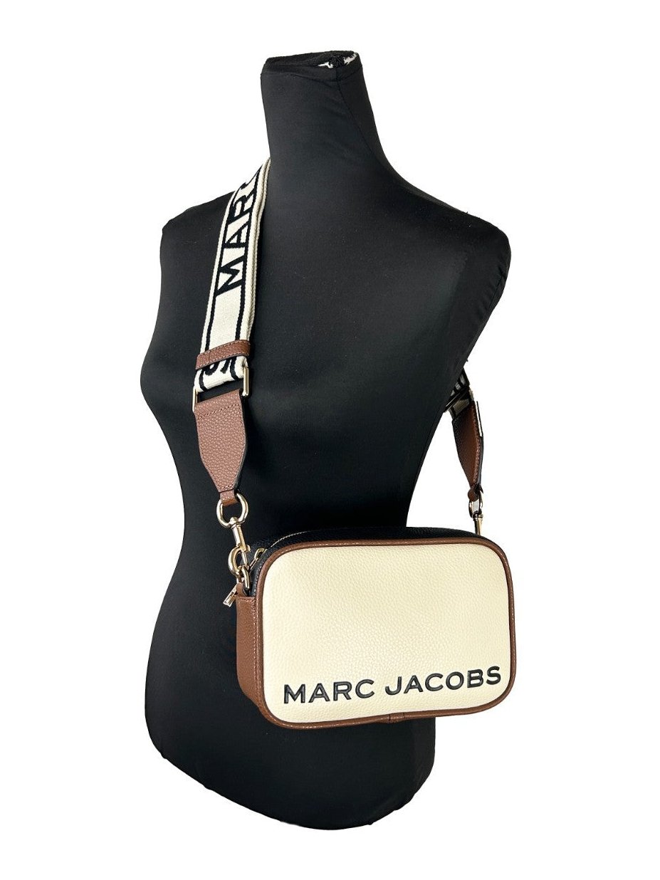 Marc Jacobs Pebbled Leather Crossbody Bag — Gold, view 4