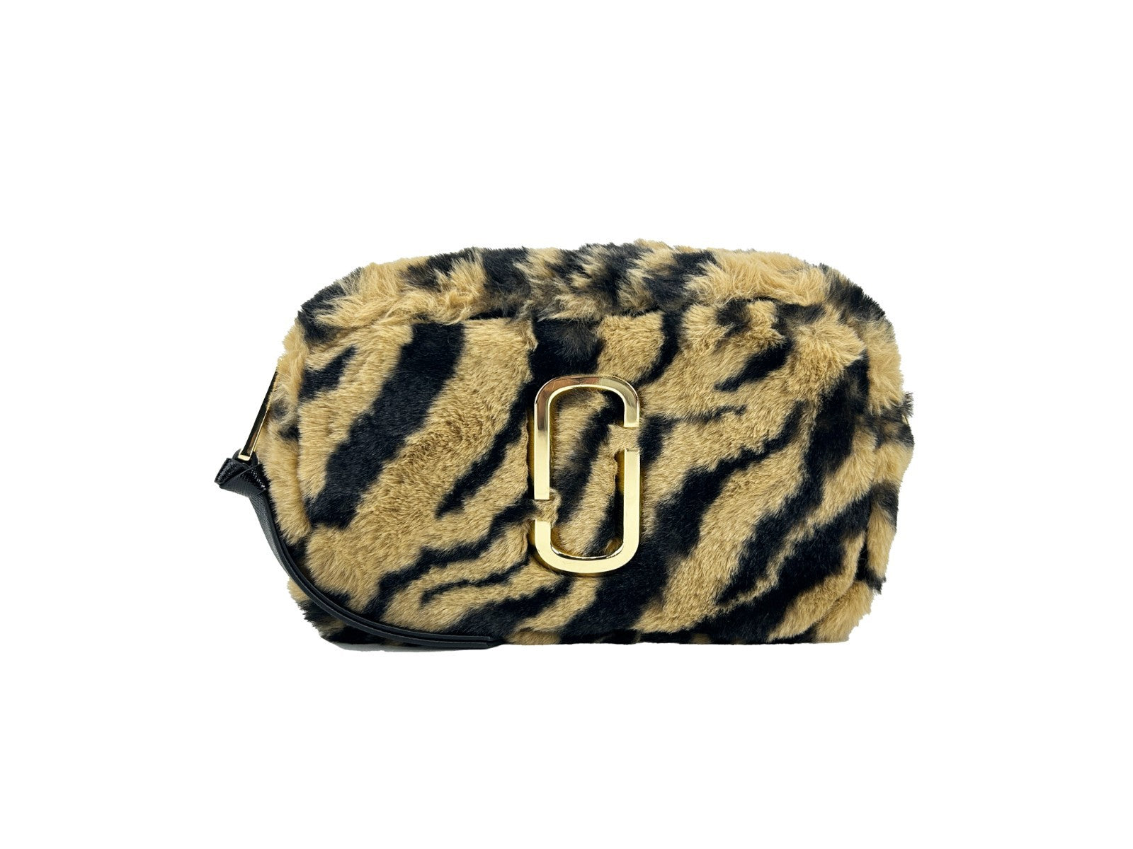 Marc Jacobs Tiger Fur Crossbody Bag — Gold by Marc Jacobs