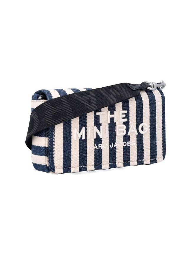 Marc Jacobs Striped Fabric Crossbody Bag — Navy, view 3