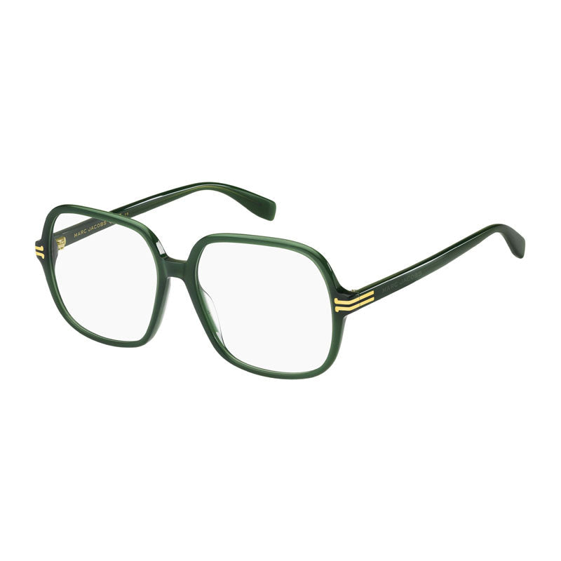 Marc Jacobs Runway Square Full Rim Eyeglasses — Green, view 2