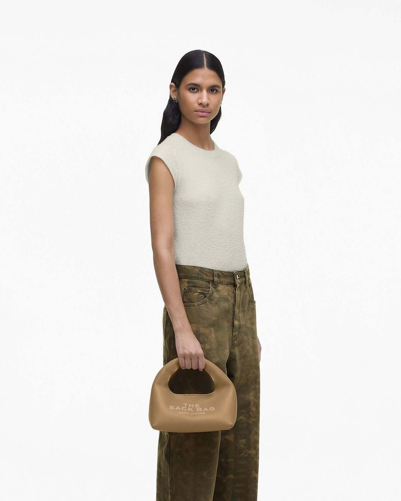Marc Jacobs Mini Sack Shoulder Bag — Beige, view 2