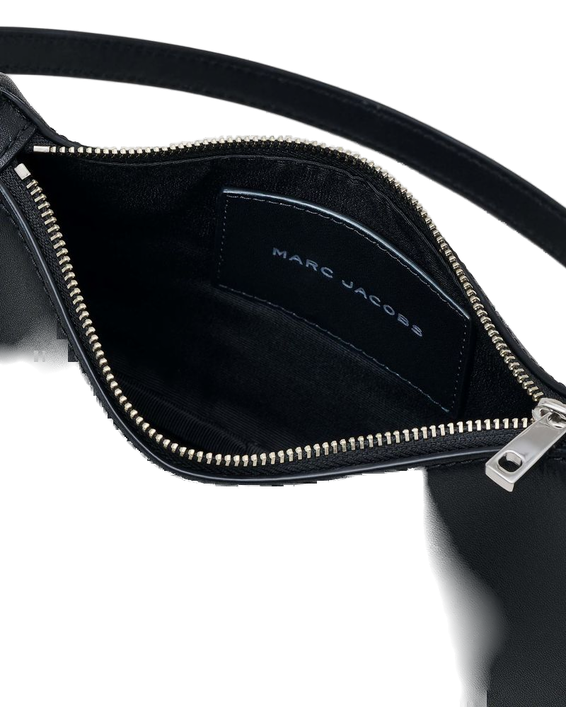 Marc Jacobs Star Charm Leather Shoulder Bag — Black, view 3