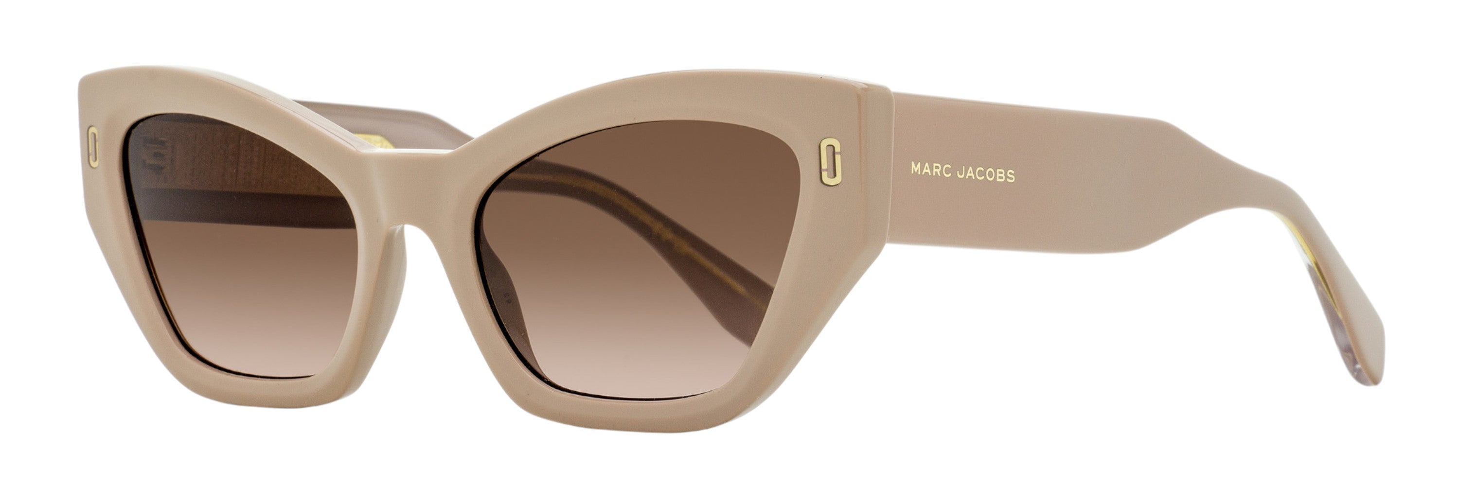 Marc Jacobs Bold Cat-Eye Sunglasses — Beige by Marc Jacobs