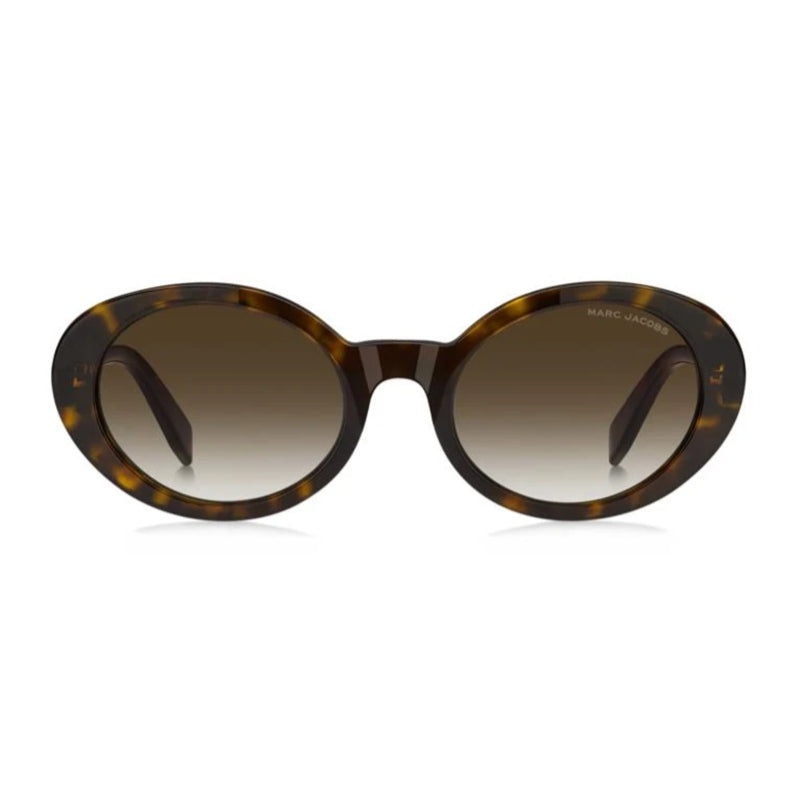 Marc Jacobs Havana Round Sunglasses — Brown, view 2