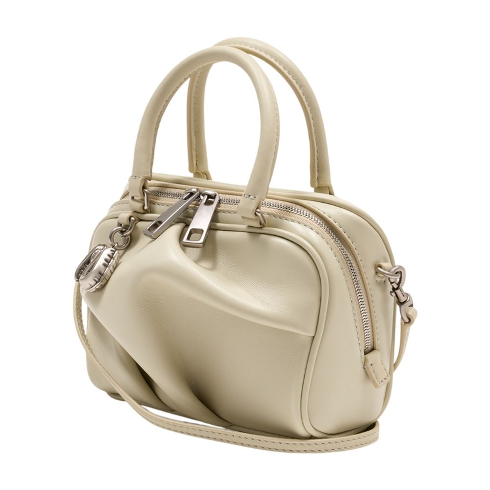 Marc Jacobs Micro Bauletto Top Handle Bag — White, view 2