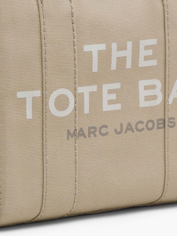 Marc Jacobs Cotton Canvas Tote Bag — Beige, view 4
