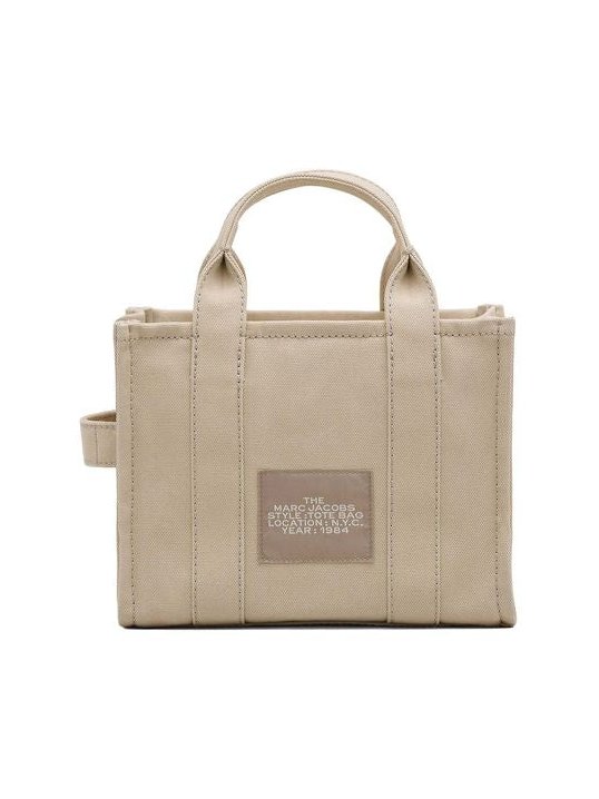 Marc Jacobs Cotton Canvas Tote Bag — Beige, view 5