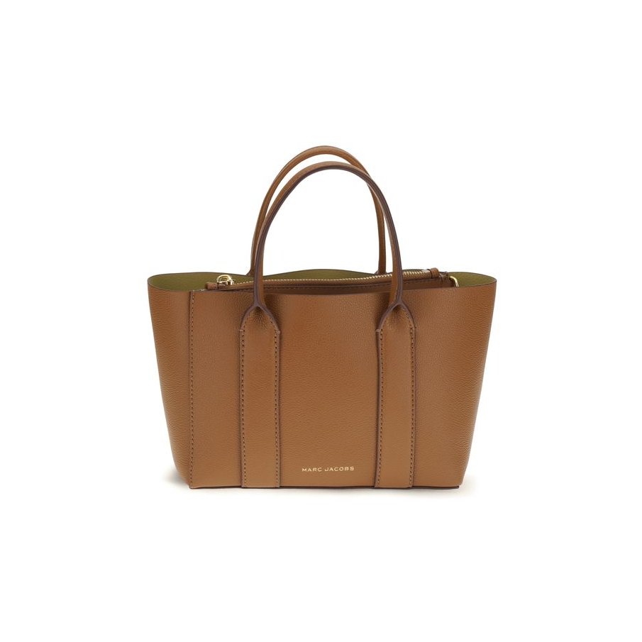 Marc Jacobs Calfskin Leather Tote Bag — Brown by Marc Jacobs