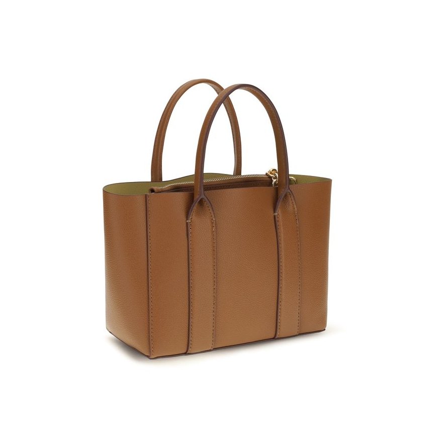 Marc Jacobs Calfskin Leather Tote Bag — Brown, view 3
