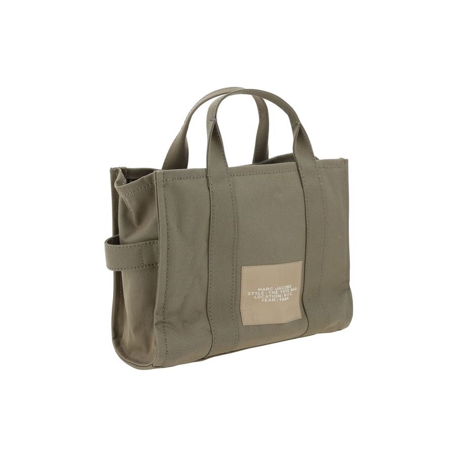 Marc Jacobs Cotton Canvas with Monogram Print Tote Bag — Brown, view 3