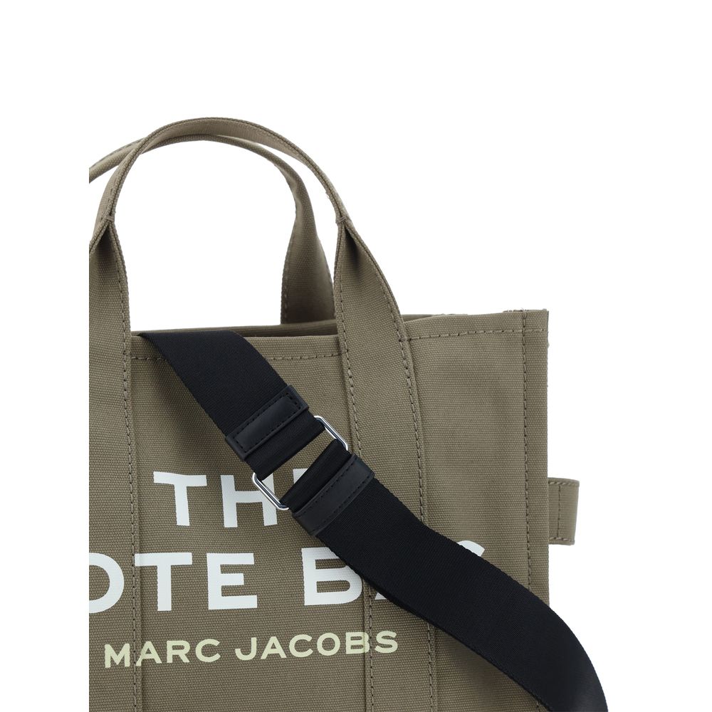Marc Jacobs Cotton Canvas with Monogram Print Tote Bag — Brown, view 4
