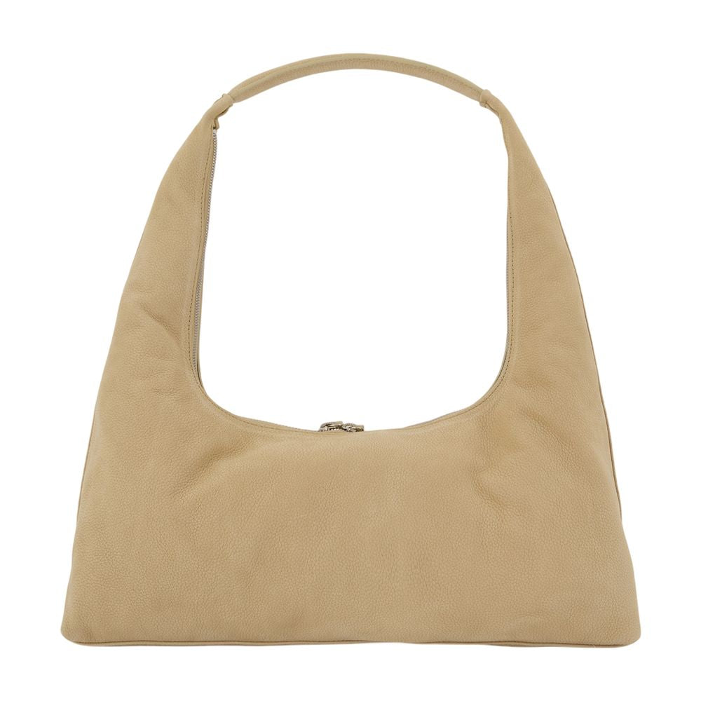 Marge Sherwood Calfskin Leather Shoulder Bag — Beige by Marge Sherwood