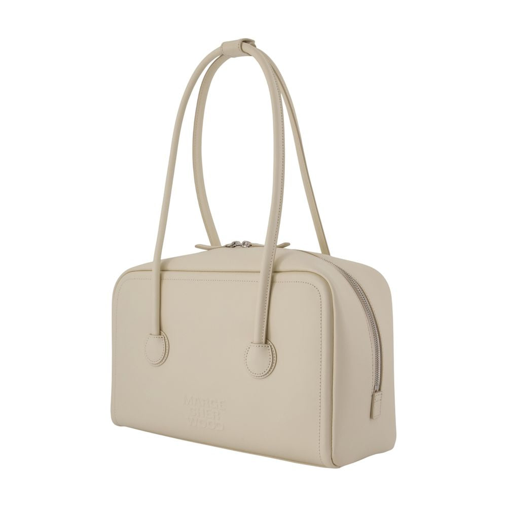 Marge Sherwood Soft Cowhide Leather Shoulder Bag — Beige, view 2