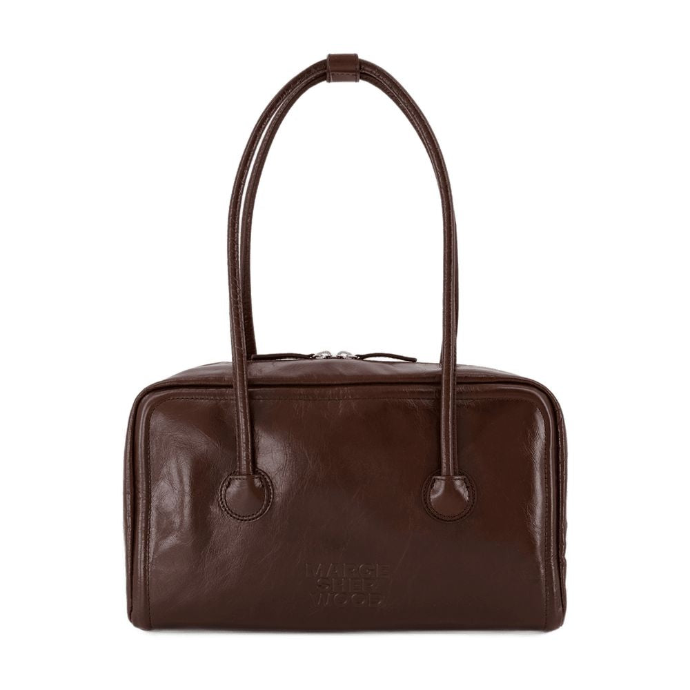 Marge Sherwood Soft Leather Shoulder Bag — Brown, view 2