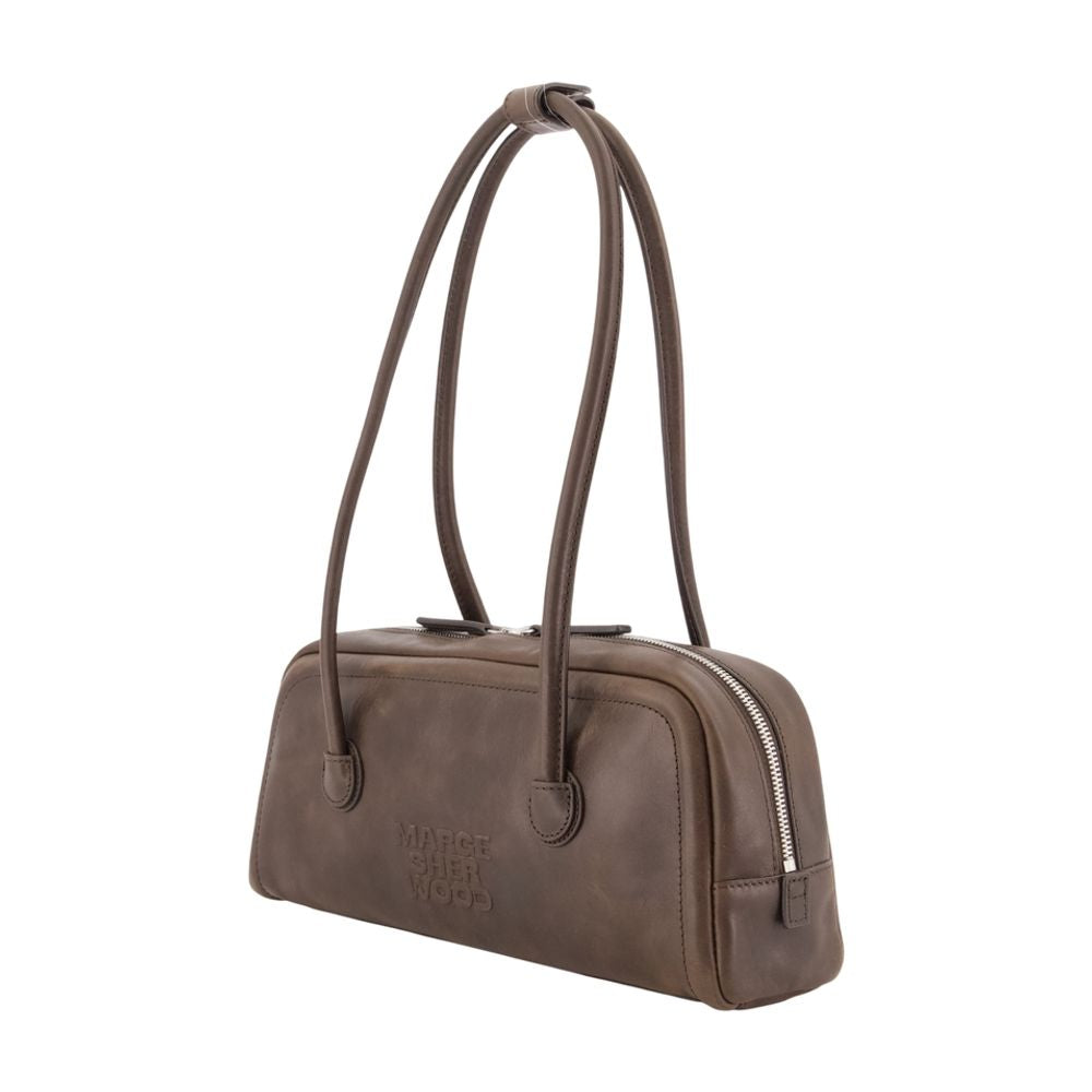 Marge Sherwood Soft Cowhide Shoulder Bag — Brown, view 2