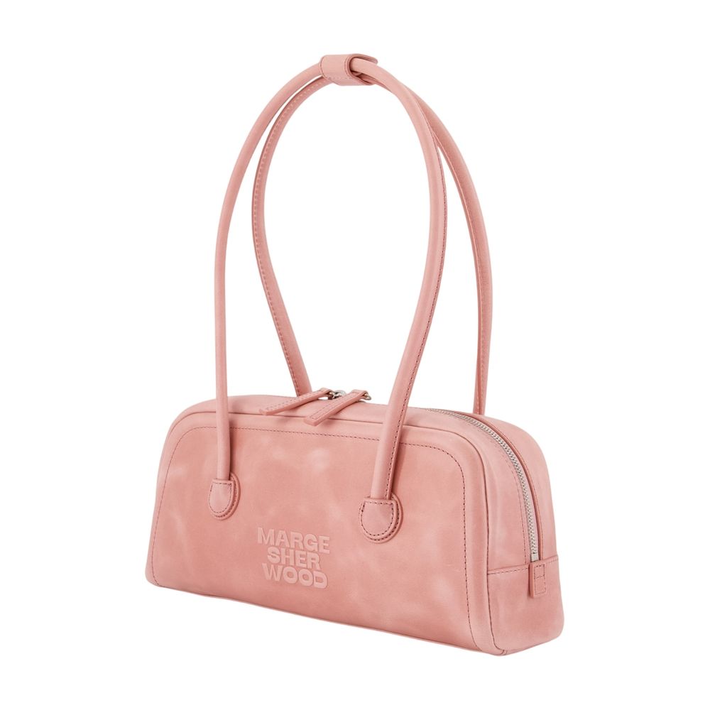 Marge Sherwood Soft Cowhide Shoulder Bag — Pink, view 2