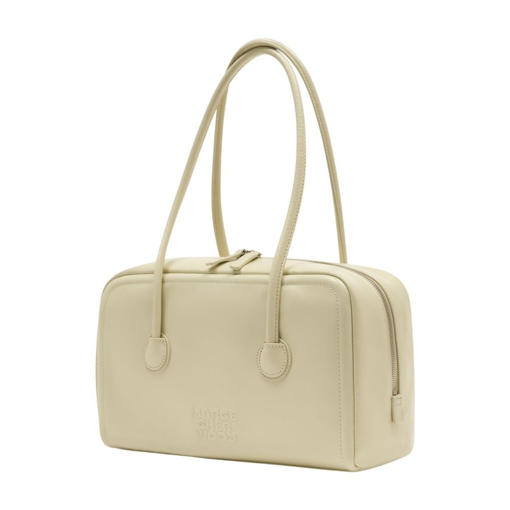 Margesherwood Soft Cowhide Shoulder Bag — Yellow, view 2