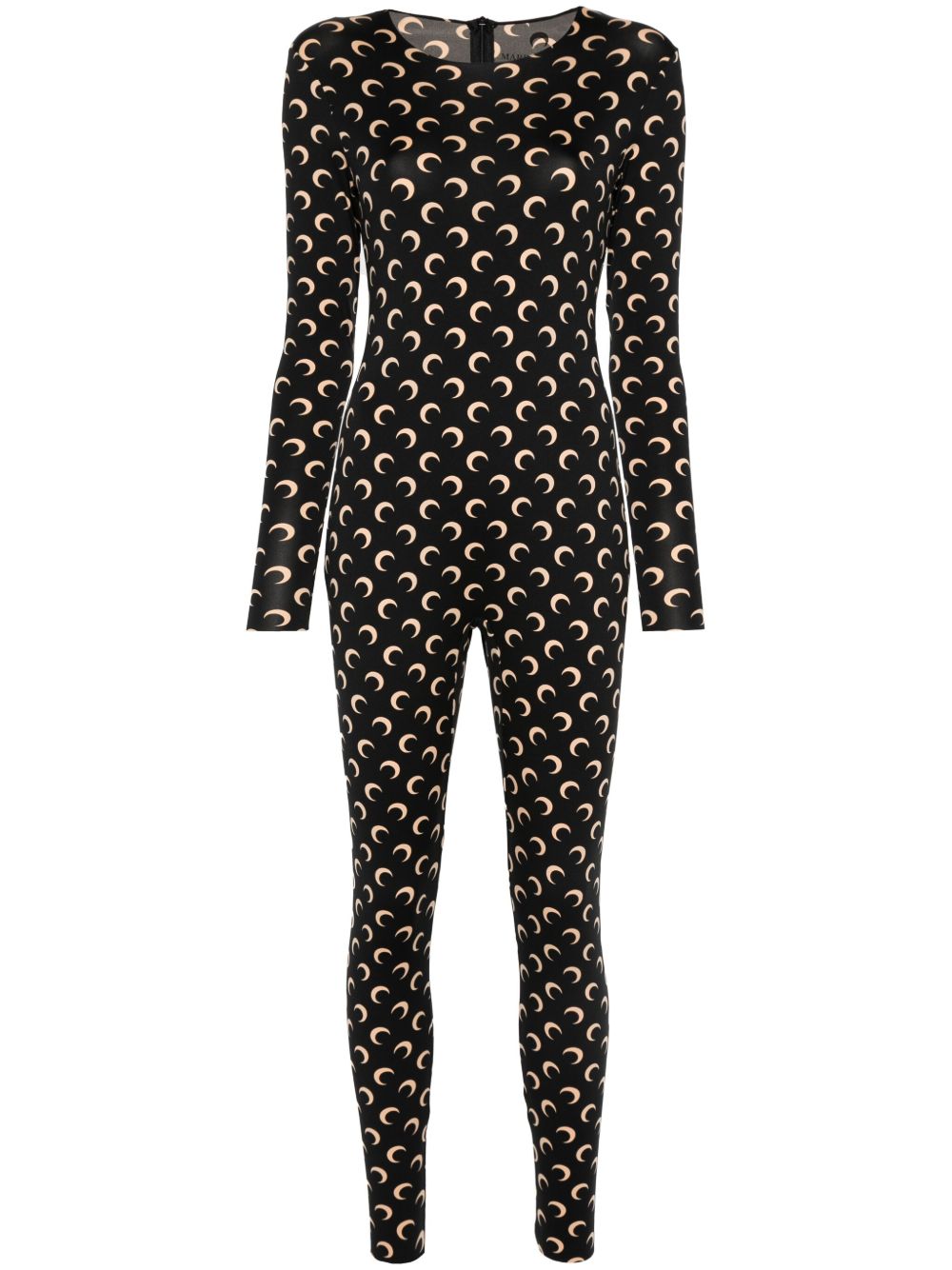 Marine Serre Moon Bodysuit — Black by Marine Serre