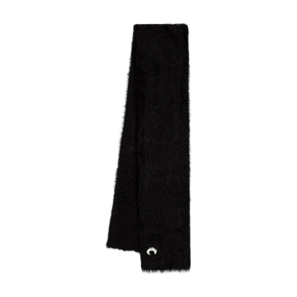 Marine Serre Wild Puffy Scarf — Black, view 2
