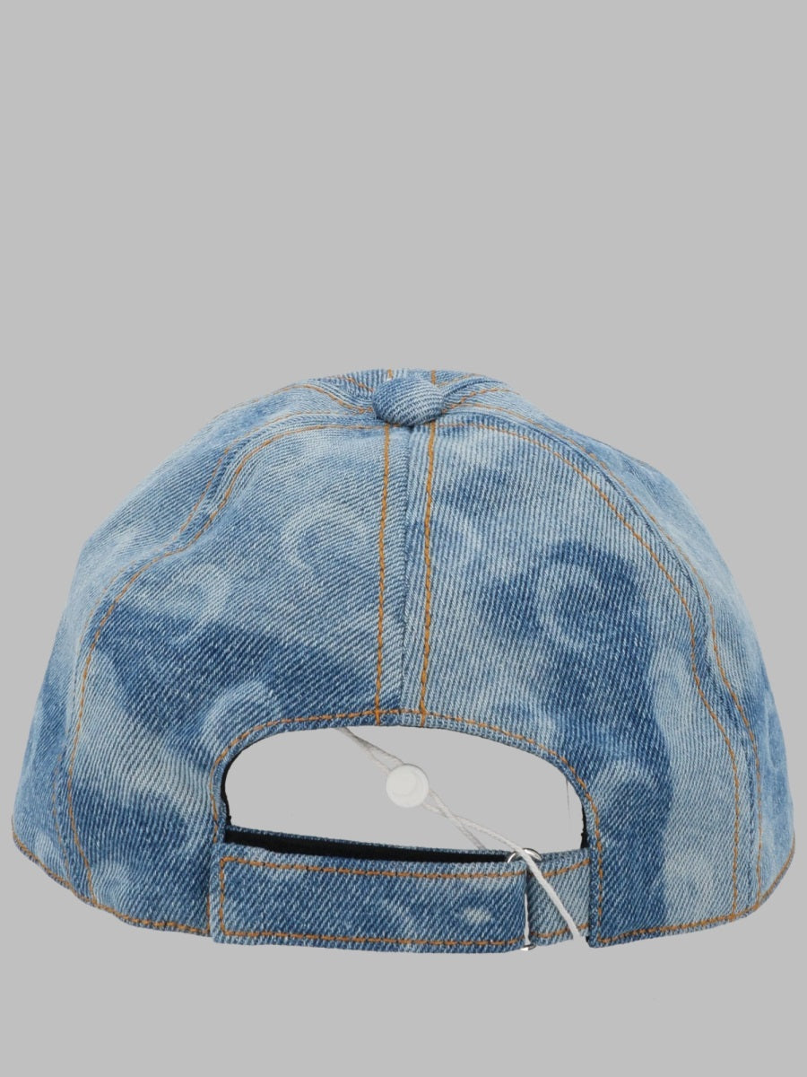 Marine Serre UHG048A_CDEN0011BL05 Baseball Cap — Blue, view 2